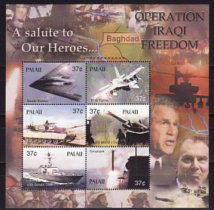Палау, 2003, Военная операция США в Ираке, лист